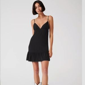 Aritzia Black Noah Slip Dress Size Small